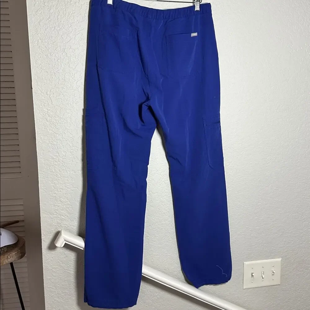 Figs Men's Cairo Cargo Scrub Pants Technical Collection TM3001 Blue Medium